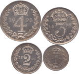 1895 MAUNDY SET VICTORIA - Maundy Set - Cambridgeshire Coins