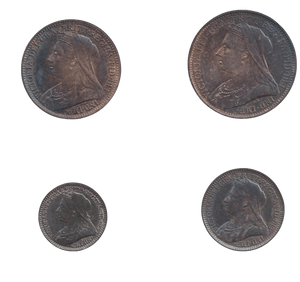 1895 MAUNDY SET VICTORIA - Maundy Set - Cambridgeshire Coins