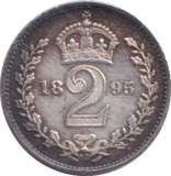 1895 MAUNDY TWOPENCE ( UNC ) - MAUNDY TWOPENCE - Cambridgeshire Coins