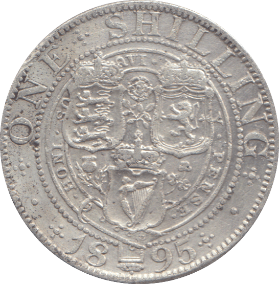 1895 ONE SHILLING ( VF ) - SHILLING - Cambridgeshire Coins