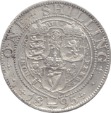 1895 ONE SHILLING ( VF ) - SHILLING - Cambridgeshire Coins