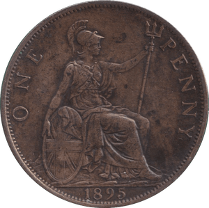 1895 PENNY ( GVF ) - PENNY - Cambridgeshire Coins