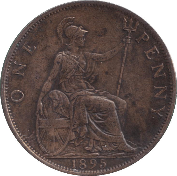 1895 PENNY ( GVF ) - PENNY - Cambridgeshire Coins