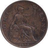 1895 PENNY ( GVF ) - PENNY - Cambridgeshire Coins