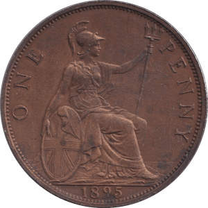 1895 PENNY ( GVF ) - WORLD COINS - Cambridgeshire Coins
