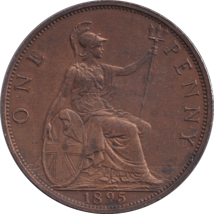 1895 PENNY ( GVF ) - WORLD COINS - Cambridgeshire Coins