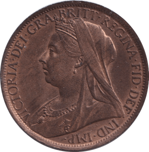 1895 PENNY ( UNC ) - PENNY - Cambridgeshire Coins
