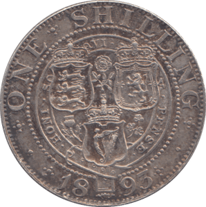 1895 SHILLING ( EF ) - SHILLING - Cambridgeshire Coins