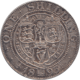1895 SHILLING ( EF ) - SHILLING - Cambridgeshire Coins