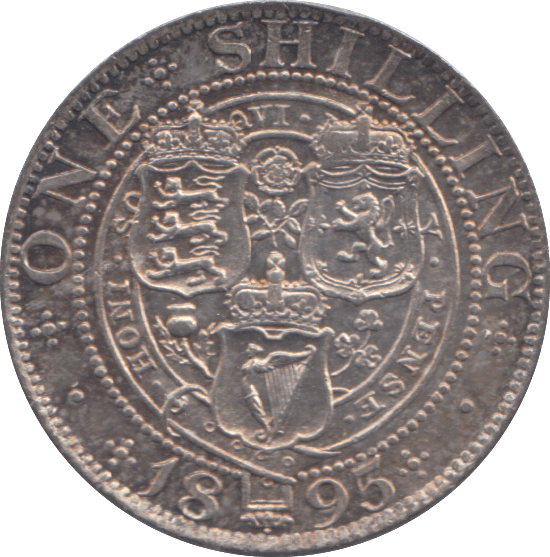 1895 SHILLING ( EF ) - SHILLING - Cambridgeshire Coins