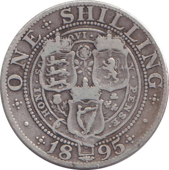 1895 SHILLING ( FINE ) - SHILLING - Cambridgeshire Coins