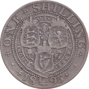 1895 SHILLING ( FINE ) - SHILLING - Cambridgeshire Coins