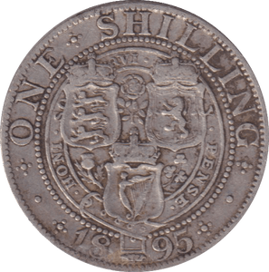 1895 SHILLING (FINE) - SHILLING - Cambridgeshire Coins