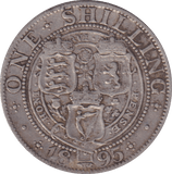 1895 SHILLING (FINE) - SHILLING - Cambridgeshire Coins