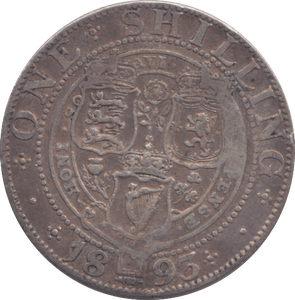 1895 SHILLING ( GF ) - SHILLING - Cambridgeshire Coins