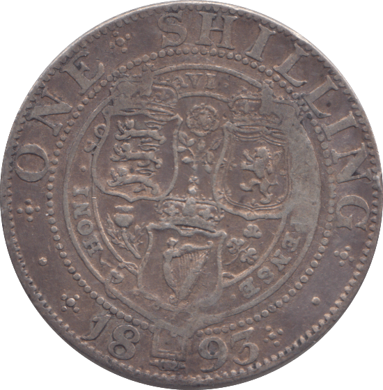 1895 SHILLING ( GF ) - SHILLING - Cambridgeshire Coins