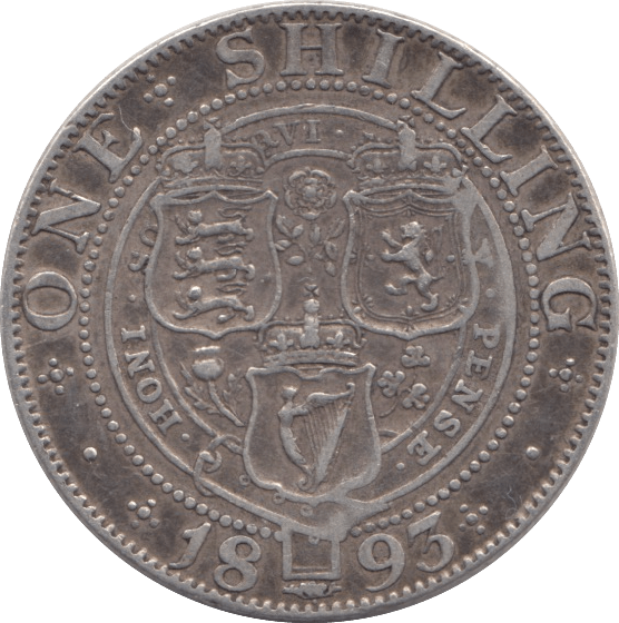 1895 SHILLING ( GF ) - SHILLING - Cambridgeshire Coins