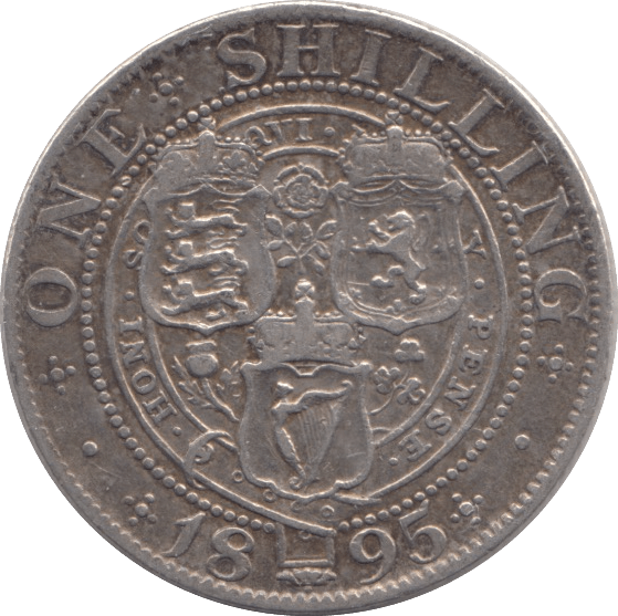 1895 SHILLING ( GF ) - SHILLING - Cambridgeshire Coins