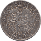 1895 SHILLING ( GF ) - SHILLING - Cambridgeshire Coins