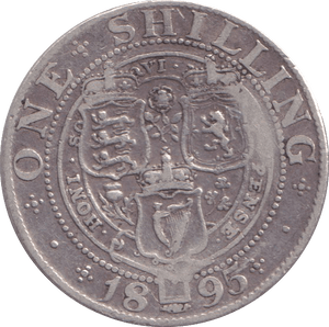 1895 SHILLING ( GF ) - SHILLING - Cambridgeshire Coins
