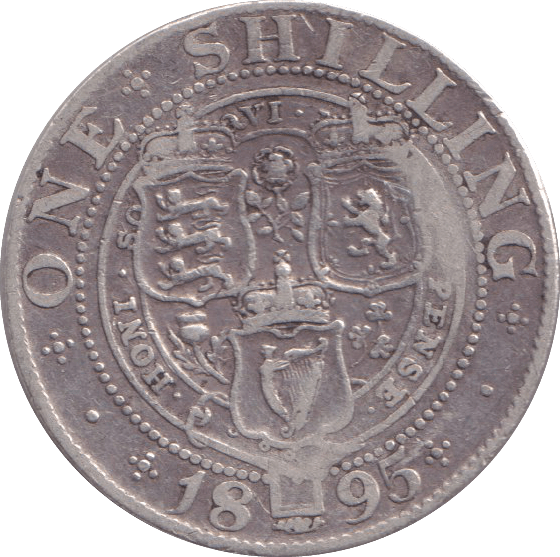 1895 SHILLING ( GF ) - SHILLING - Cambridgeshire Coins