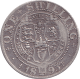 1895 SHILLING ( GF ) - SHILLING - Cambridgeshire Coins