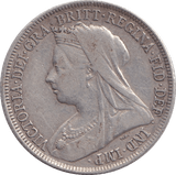 1895 SHILLING ( GVF ) - SHILLING - Cambridgeshire Coins
