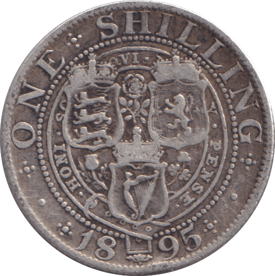 1895 SHILLING ( NF ) - SHILLING - Cambridgeshire Coins