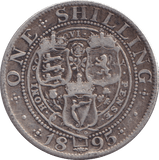 1895 SHILLING ( NF ) - SHILLING - Cambridgeshire Coins