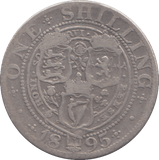 1895 SHILLING ( NF ) - SHILLING - Cambridgeshire Coins