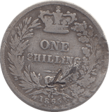 1895 SHILLING ( NF ) - SHILLING - Cambridgeshire Coins
