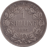 1895 SHILLING SOUTH AFRICA - WORLD COINS - Cambridgeshire Coins