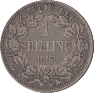1895 SHILLING SOUTH AFRICA - WORLD COINS - Cambridgeshire Coins
