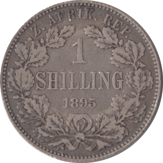 1895 SHILLING SOUTH AFRICA - WORLD COINS - Cambridgeshire Coins