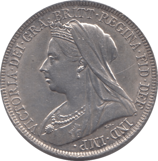 1895 SHILLING ( UNC ) - Shilling - Cambridgeshire Coins