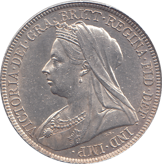 1895 SHILLING ( UNC ) - SHILLING - Cambridgeshire Coins