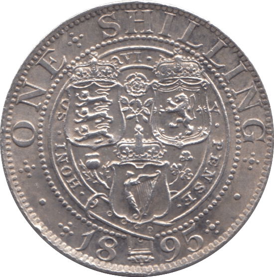 1895 SHILLING ( UNC ) - Shilling - Cambridgeshire Coins