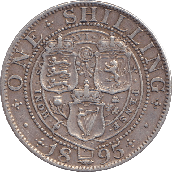1895 SHILLING ( VF ) - SHILLING - Cambridgeshire Coins