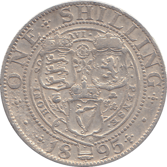 1895 SHILLING ( VF ) - SHILLING - Cambridgeshire Coins