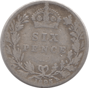 1895 SIXPENCE ( FINE ) - Sixpence - Cambridgeshire Coins
