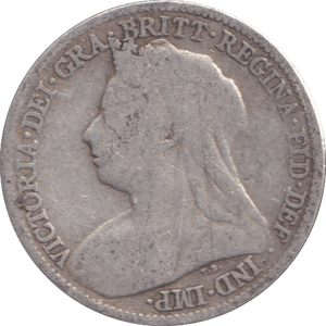 1895 SIXPENCE ( FINE ) - WORLD COINS - Cambridgeshire Coins