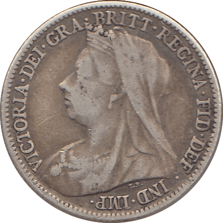 1895 SIXPENCE ( GF ) - SIXPENCE - Cambridgeshire Coins