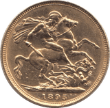1895 SOVEREIGN ( EF ) MELBOURN MINT - Sovereign - Cambridgeshire Coins