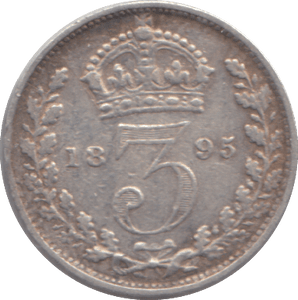 1895 THREEPENCE ( FINE ) - THREEPENCE - Cambridgeshire Coins