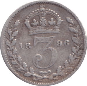 1895 THREEPENCE ( FINE ) - Threepence - Cambridgeshire Coins
