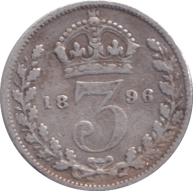 1895 THREEPENCE ( FINE ) - Threepence - Cambridgeshire Coins
