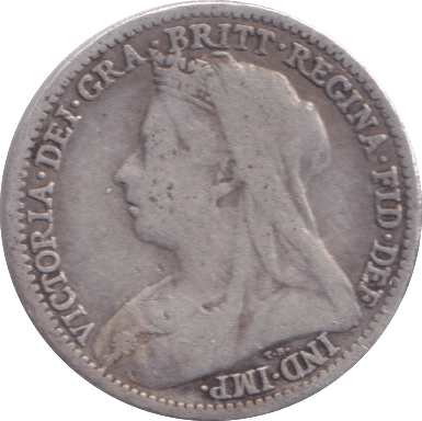 1895 THREEPENCE ( FINE ) - Threepence - Cambridgeshire Coins