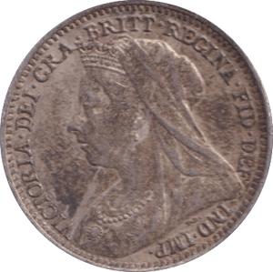 1895 THREEPENCE ( GVF ) - Threepence - Cambridgeshire Coins