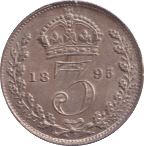 1895 THREEPENCE ( VF ) - THREEPENCE - Cambridgeshire Coins