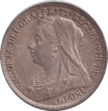 1895 THREEPENCE ( VF ) - THREEPENCE - Cambridgeshire Coins